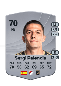 Sergi Palencia Common 70 OVR