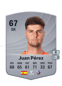 Juan Pérez Common 67 OVR
