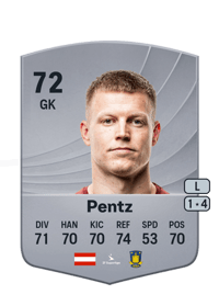 Patrick Pentz Common 72 OVR