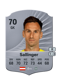 Raphael Sallinger Rare 70 OVR