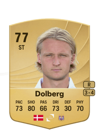 Kasper Dolberg Common 77 OVR