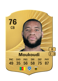 Harold Moukoudi Rare 76 OVR