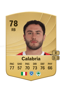 Davide Calabria Common 78 OVR
