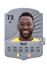 Yohan Boli Rare 73 OVR