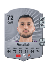 Selim Amallah Rare 72 OVR