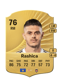 Milot Rashica Rare 76 OVR