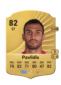 Vangelis Pavlidis Rare 82 OVR