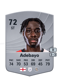 Elijah Adebayo Common 72 OVR