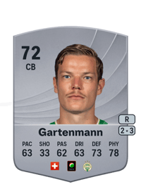 Stefan Gartenmann Common 72 OVR