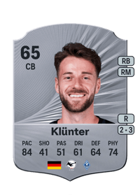 Lukas Klünter Rare 65 OVR