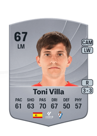 Toni Villa Common 67 OVR