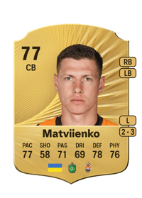 Mykola Matviienko Rare 77 OVR