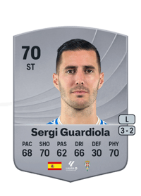 Sergi Guardiola Common 70 OVR
