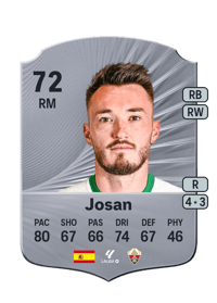 Josan Rare 72 OVR