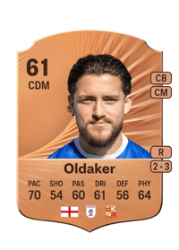 Darren Oldaker Rare 61 OVR