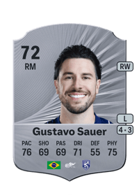 Gustavo Sauer Rare 72 OVR