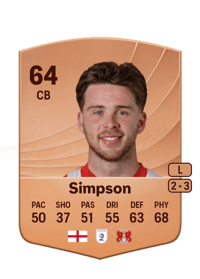 Jack Simpson Common 64 OVR