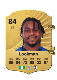 Ademola Lookman Rare 84 OVR