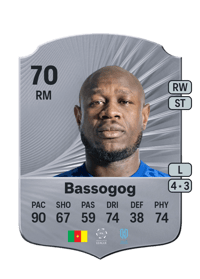 Christian Bassogog Rare 70 OVR