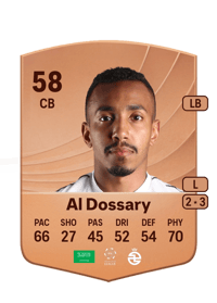 Jamaan Al Dossary Common 58 OVR