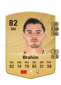 Brahim Common 82 OVR