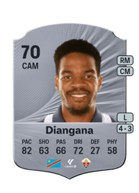 Grady Diangana Rare 70 OVR