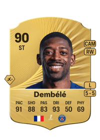 Ousmane Dembélé Rare 90 OVR