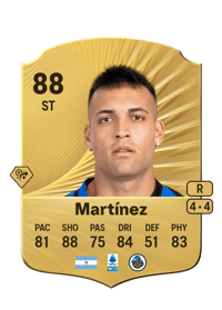 Lautaro Martínez Rare 88 OVR