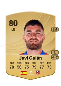 Javi Galán Common 80 OVR