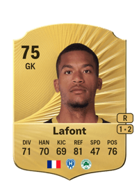 Alban Lafont Rare 75 OVR