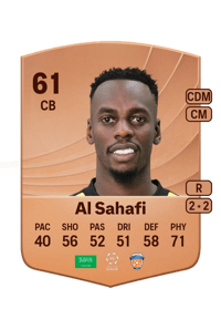 Ziyad Al Sahafi Common 61 OVR
