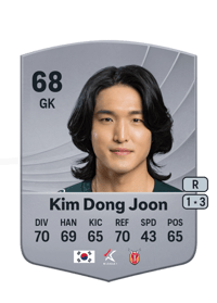 Kim Dong Joon Common 68 OVR