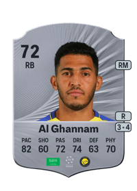 Sultan Al Ghannam Rare 72 OVR