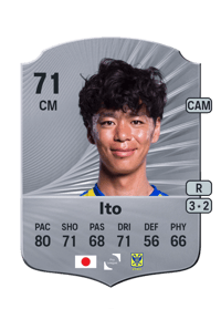 Ryotaro Ito Rare 71 OVR
