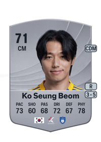 Ko Seung Beom Common 71 OVR