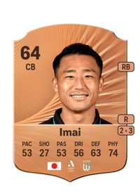 Tomoki Imai Rare 64 OVR
