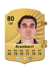 Mauro Arambarri Rare 80 OVR