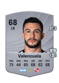 Milton Valenzuela Common 68 OVR