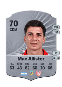 Francis Mac Allister Rare 70 OVR