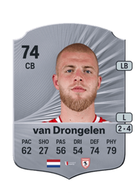 Rick van Drongelen Rare 74 OVR