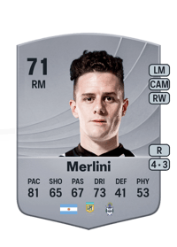 Bautista Merlini Common 71 OVR