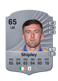 Jordan Shipley Rare 65 OVR