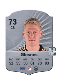 Jakob Glesnes Rare 73 OVR