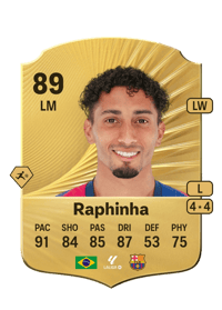 Raphinha Rare 89 OVR
