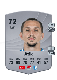 Barış Atik Common 72 OVR