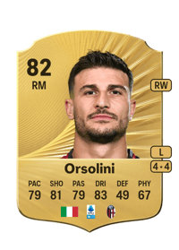 Riccardo Orsolini Rare 82 OVR