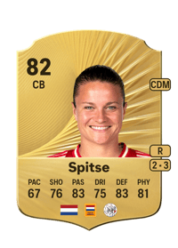 Sherida Spitse Rare 82 OVR