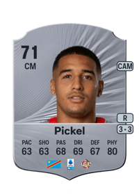 Charles Pickel Rare 71 OVR