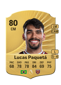 Lucas Paquetá Rare 80 OVR