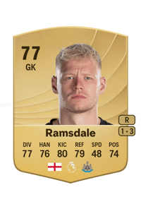 Aaron Ramsdale Common 77 OVR